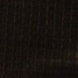 Jacquard Polyester Stretch Chenille Fabric, 450 gsm, 160 cm — Black