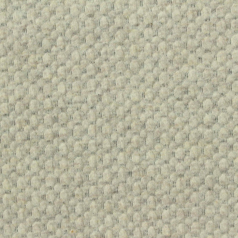 Polyester Cotton Stretch Interlock Knit Fabric, 295 gsm, 155 cm — Beige