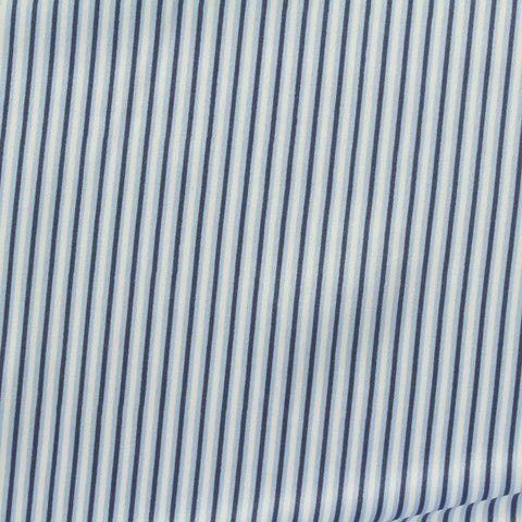 Printed Polyester Stretch Satin Fabric, 85 gsm, 145 cm — Blue