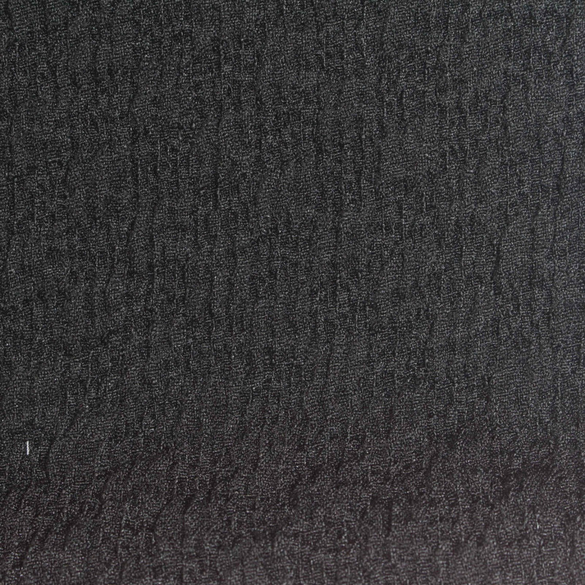 Polyester Stretch Crepe Fabric, 200 gsm, 150 cm — Black
