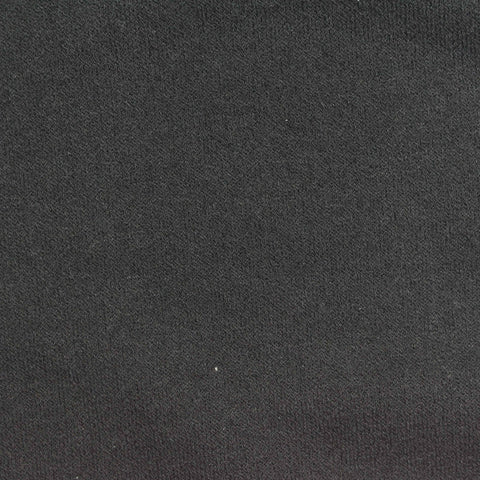 Polyester Cotton Linen-Look Fabric, 310 gsm, 155 cm — Black