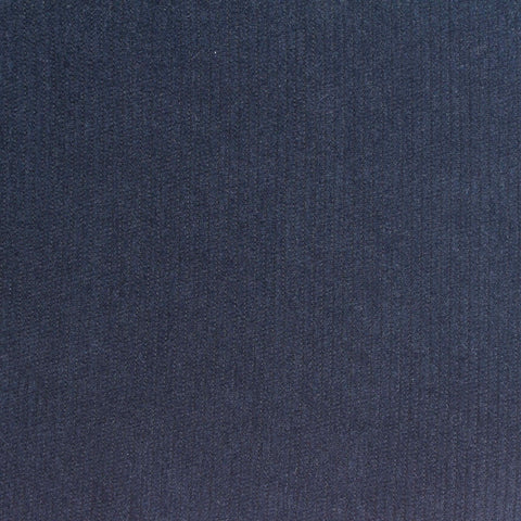 Brushed 100% Polyester Corduroy Fabric, 290 gsm, 153 cm — Navy