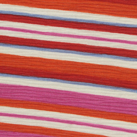 Printed 100% Polyester Plissé Fabric, 120 gsm, 155 cm — Multi