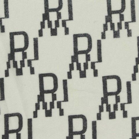 Printed Nylon Stretch Mesh Fabric, 90 gsm, 178 cm — White