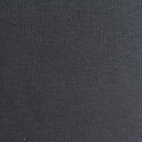 Cotton Polyester Rib Knit Fabric, 330 gsm, 170 cm — Black