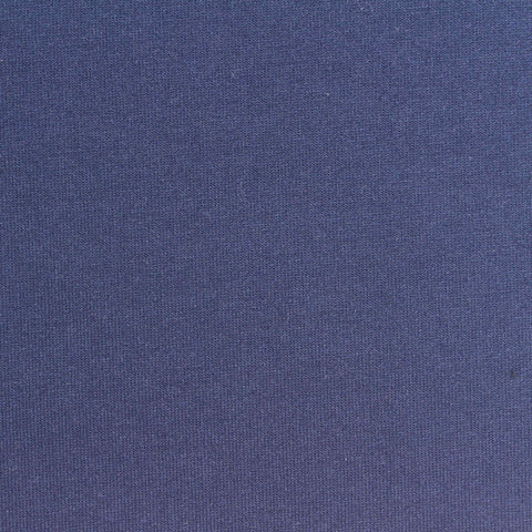 Polyester Viscose Stretch French Terry Fabric, 250 gsm, 155 cm — Blue