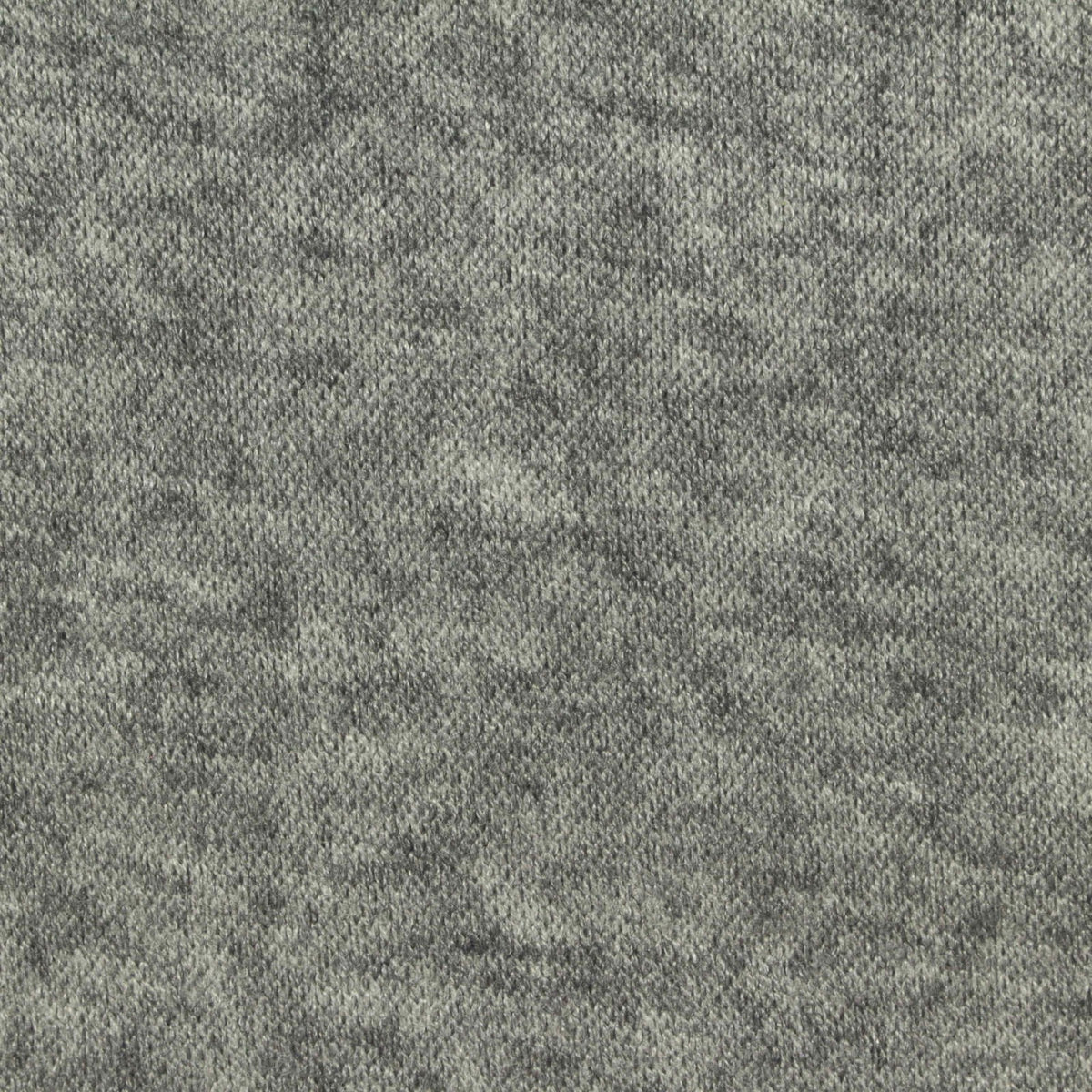 Heather Grey Marl Interlock Knit, Viscose-Poly