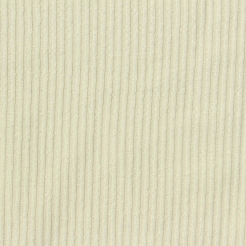 Polyester Stretch Rib Knit Fabric, 270 gsm, 165 cm — Beige