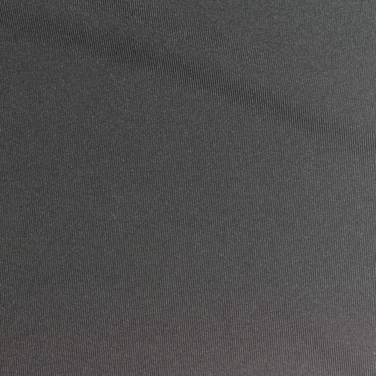 Polyester Stretch Milk Silk Knit Fabric, 200 gsm, 155 cm — Black