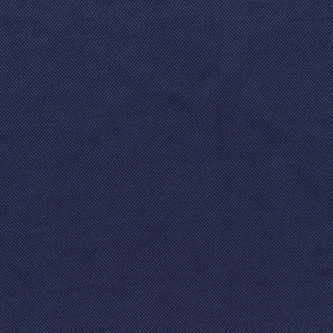 Washed Viscose Polyester Piqué Knit Fabric, 210 gsm, 155 cm — Navy