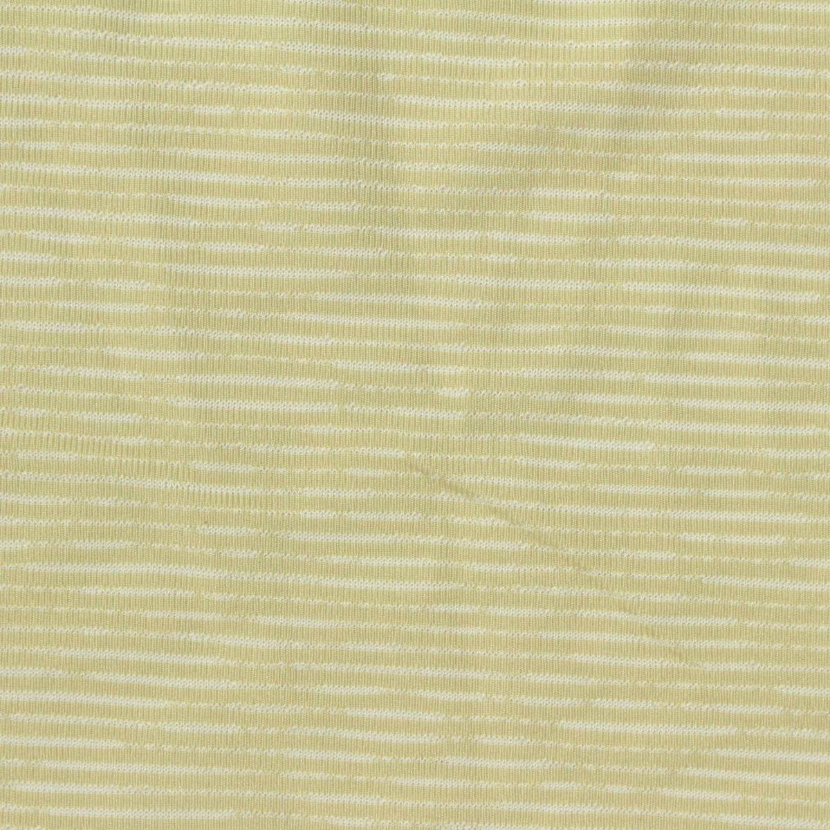 Pale Yellow Horizontal-Stripe Knit, Polyester