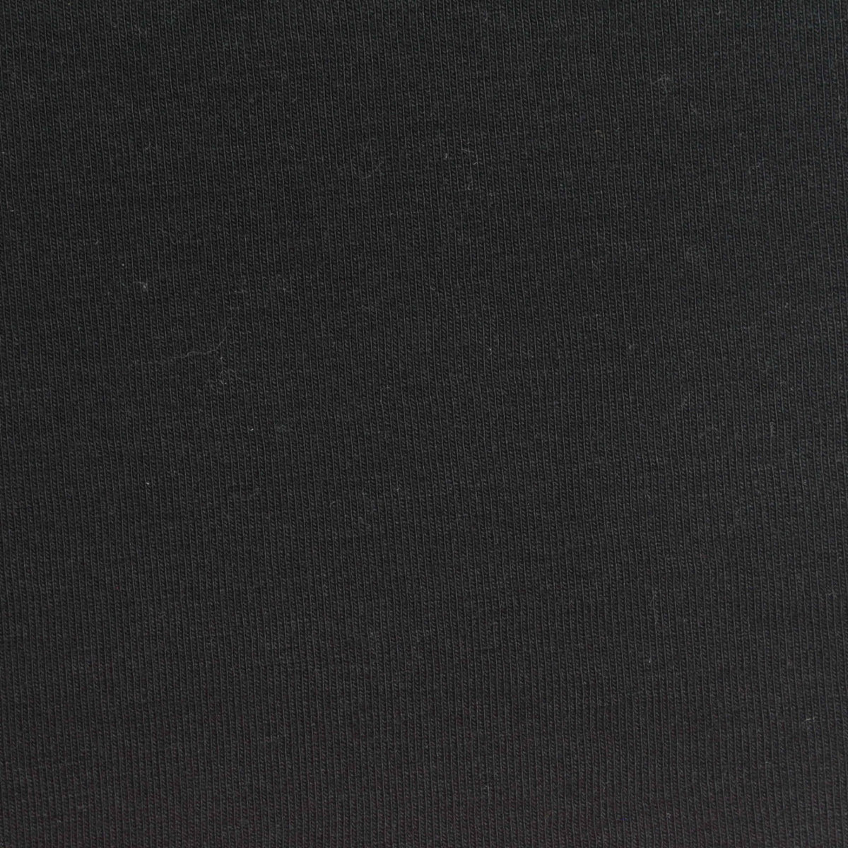 Polyester Stretch Rib Knit Fabric, 260 gsm, 160 cm — Black