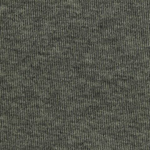 Olive Heather Jersey Knit, Poly-Viscose