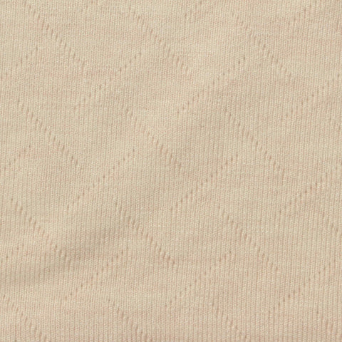 Viscose Polyester Blend Stretch Pointelle Knit Fabric, 300 gsm, 155 cm