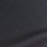 Slub Polyester Viscose Stretch Interlock Knit Fabric, 240 gsm, 160 cm — Black