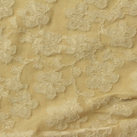 Beige Textured-Floral Jacquard, Polyester