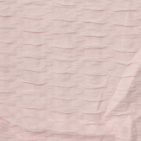 Light Pink Textured Crepe, Polyester