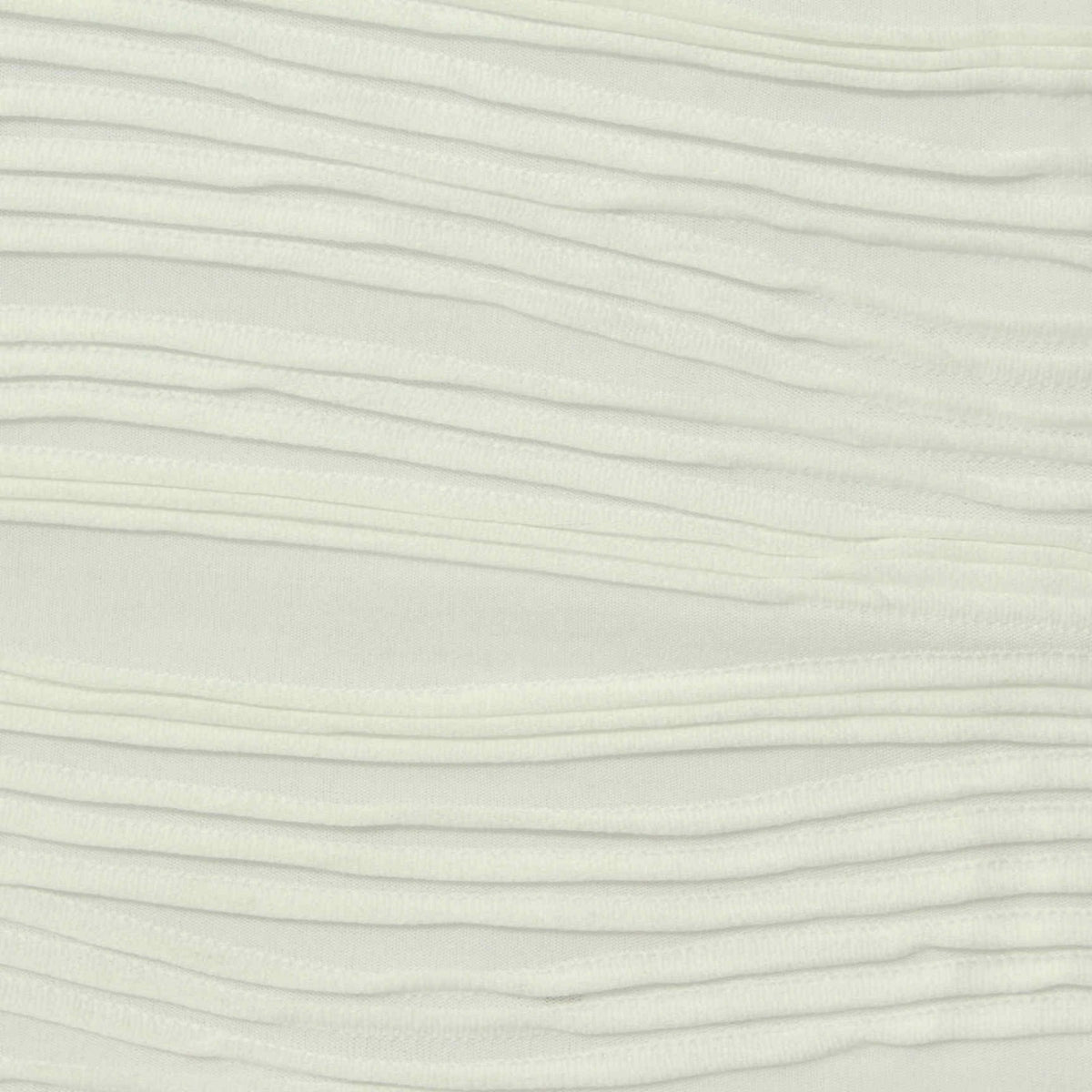 White Textured Jersey Knit, Polyester