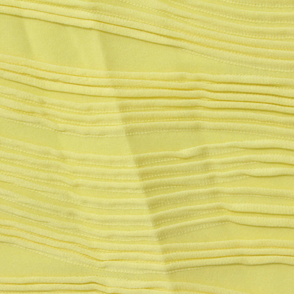 Light Yellow Textured Jersey Knit, Polyester
