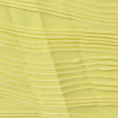 Light Yellow Textured Jersey Knit, Polyester