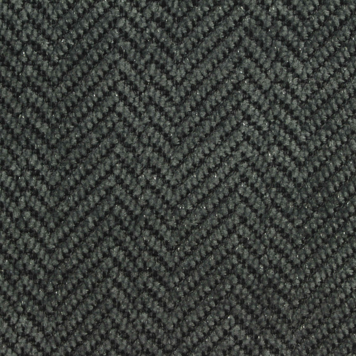 Dark Grey Textured-Herringbone Knit, Polyester