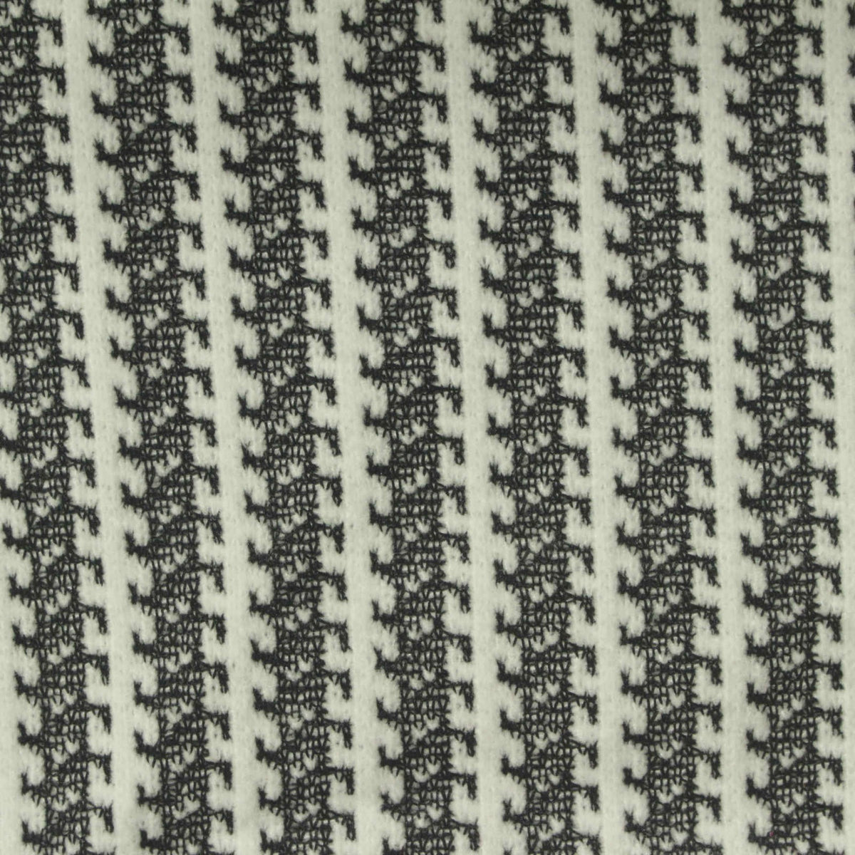 Black Stripes Knit, Polyester