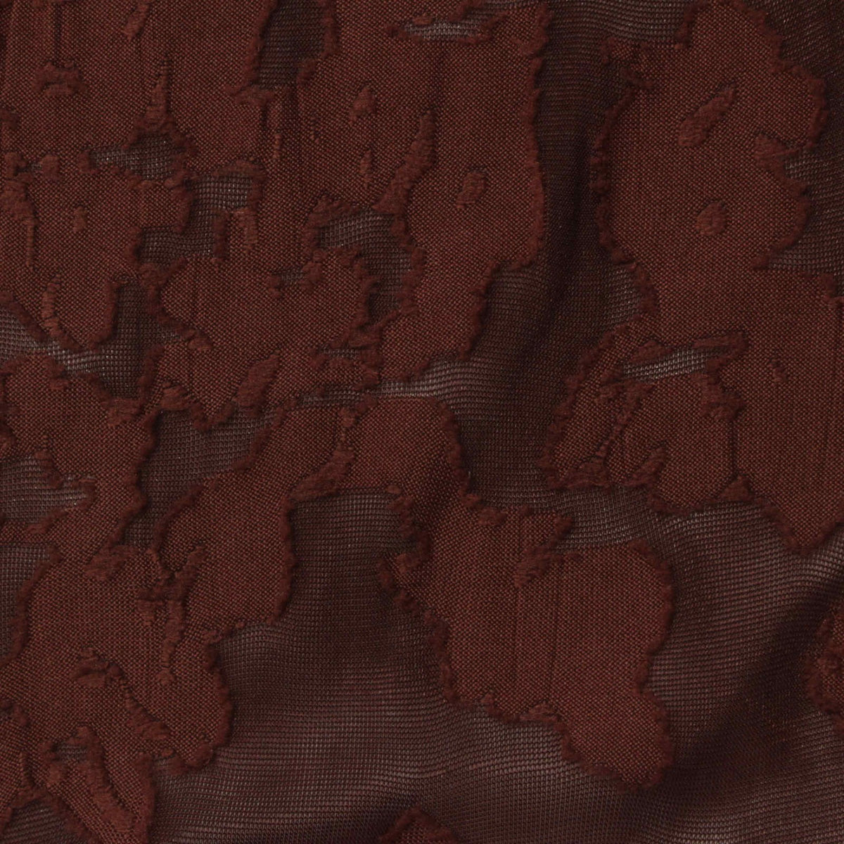 Jacquard Polyester Stretch Knit Fabric, 180 gsm, 150 cm — Brown