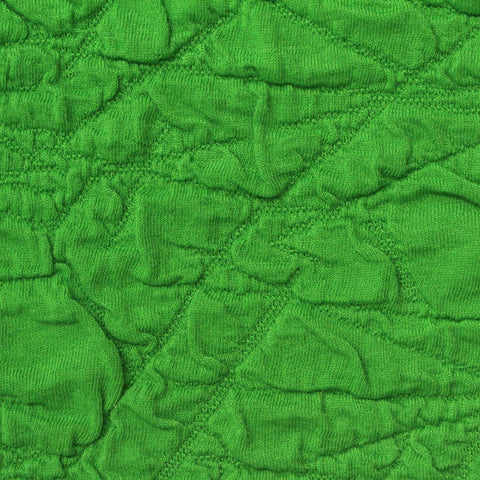 Bright Green Textured Jacquard, Polyester