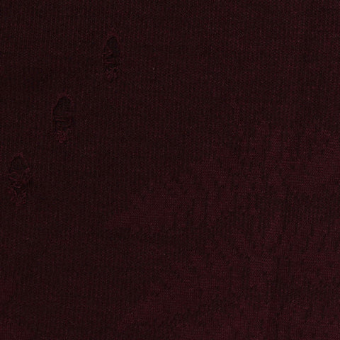 Jacquard Polyester Stretch Knit Fabric, 210 gsm, 160 cm — Red