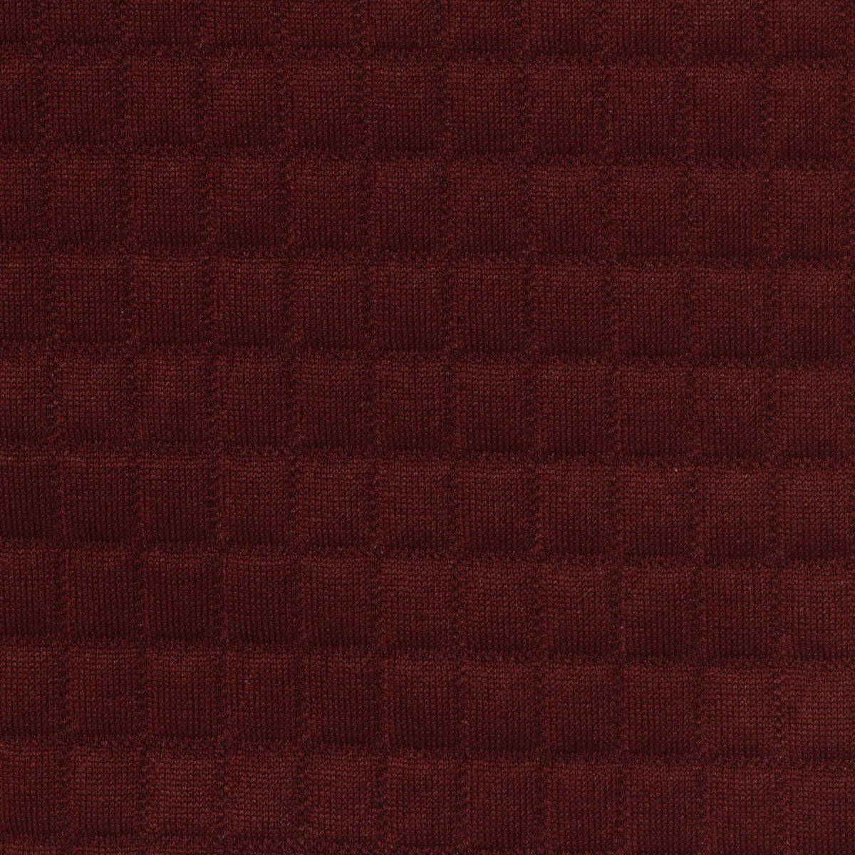 Dark Red Square Jacquard, Polyester