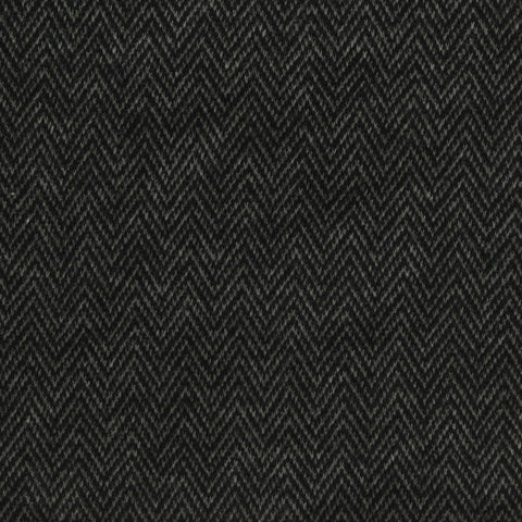 Black Herringbone Knit, Poly-Cotton