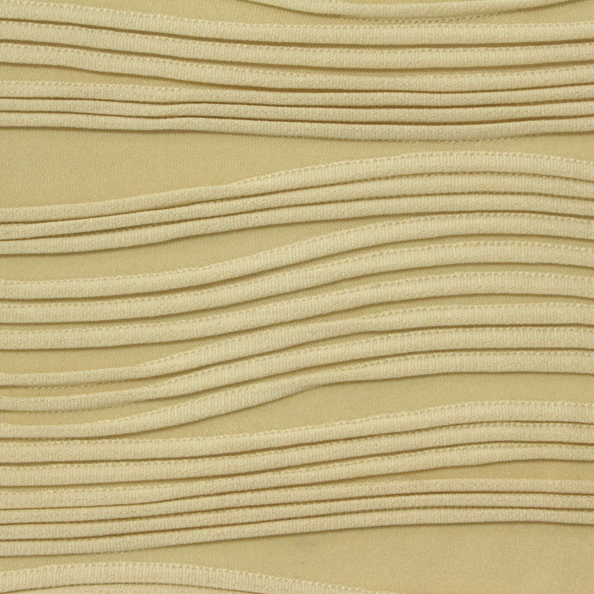 Beige Stripes Jersey Knit, Polyester