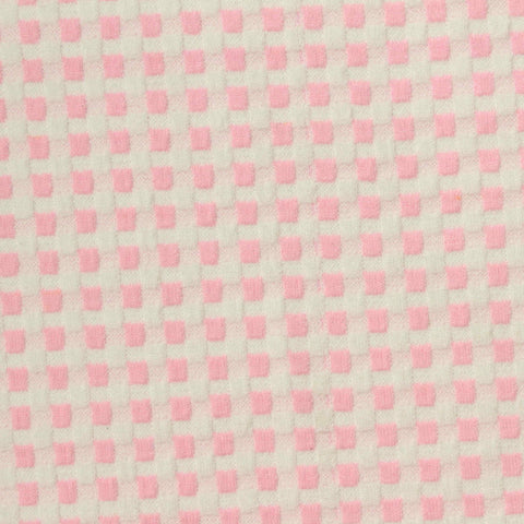 Pink Textured Jacquard, Poly-Viscose
