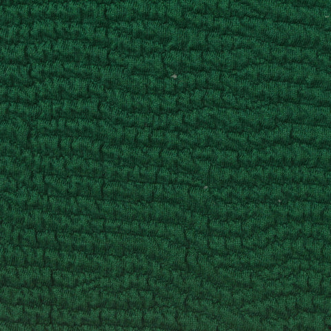 Dark Green Textured Crepe, Polyester