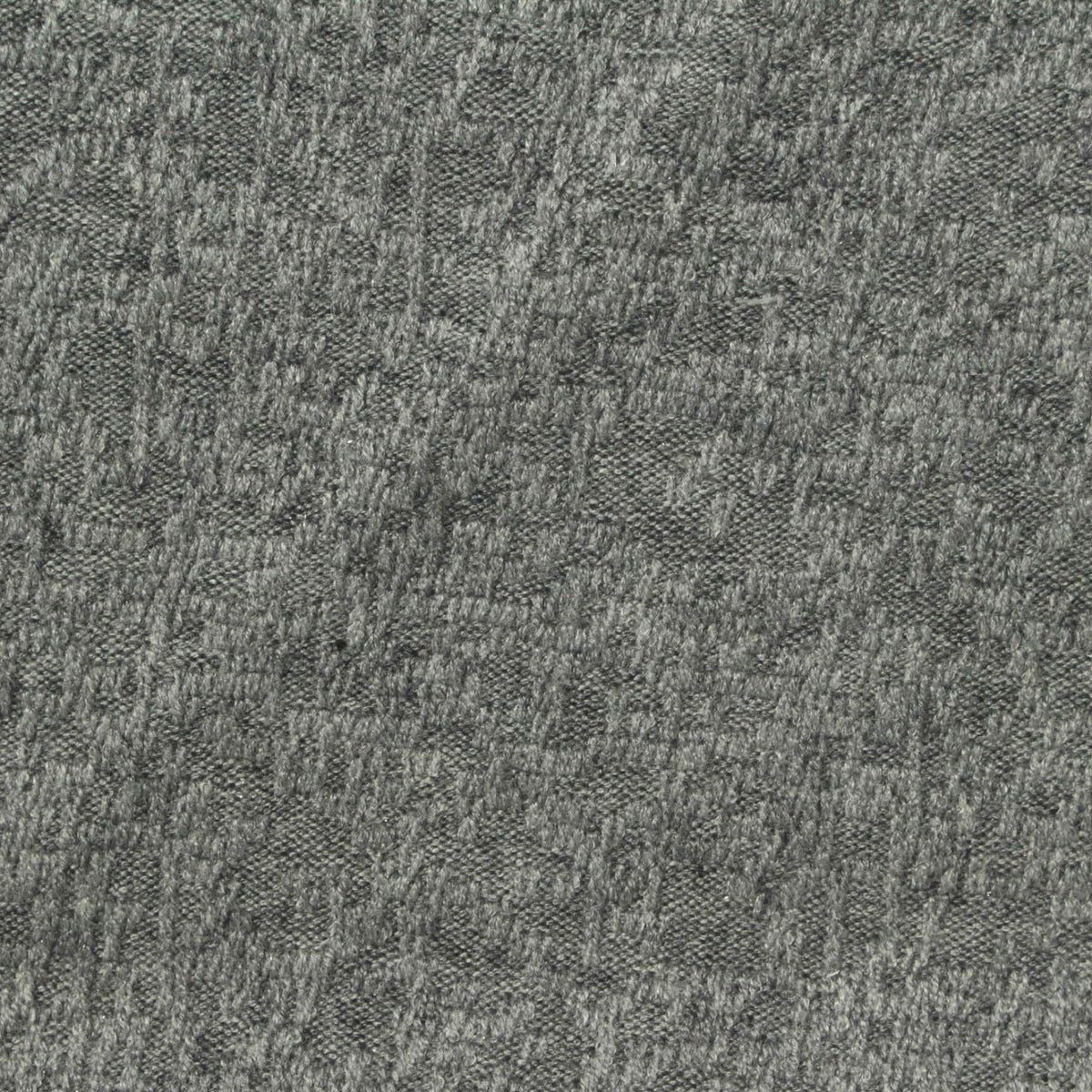 Grey Textured Pointelle Knit, Viscose-Poly