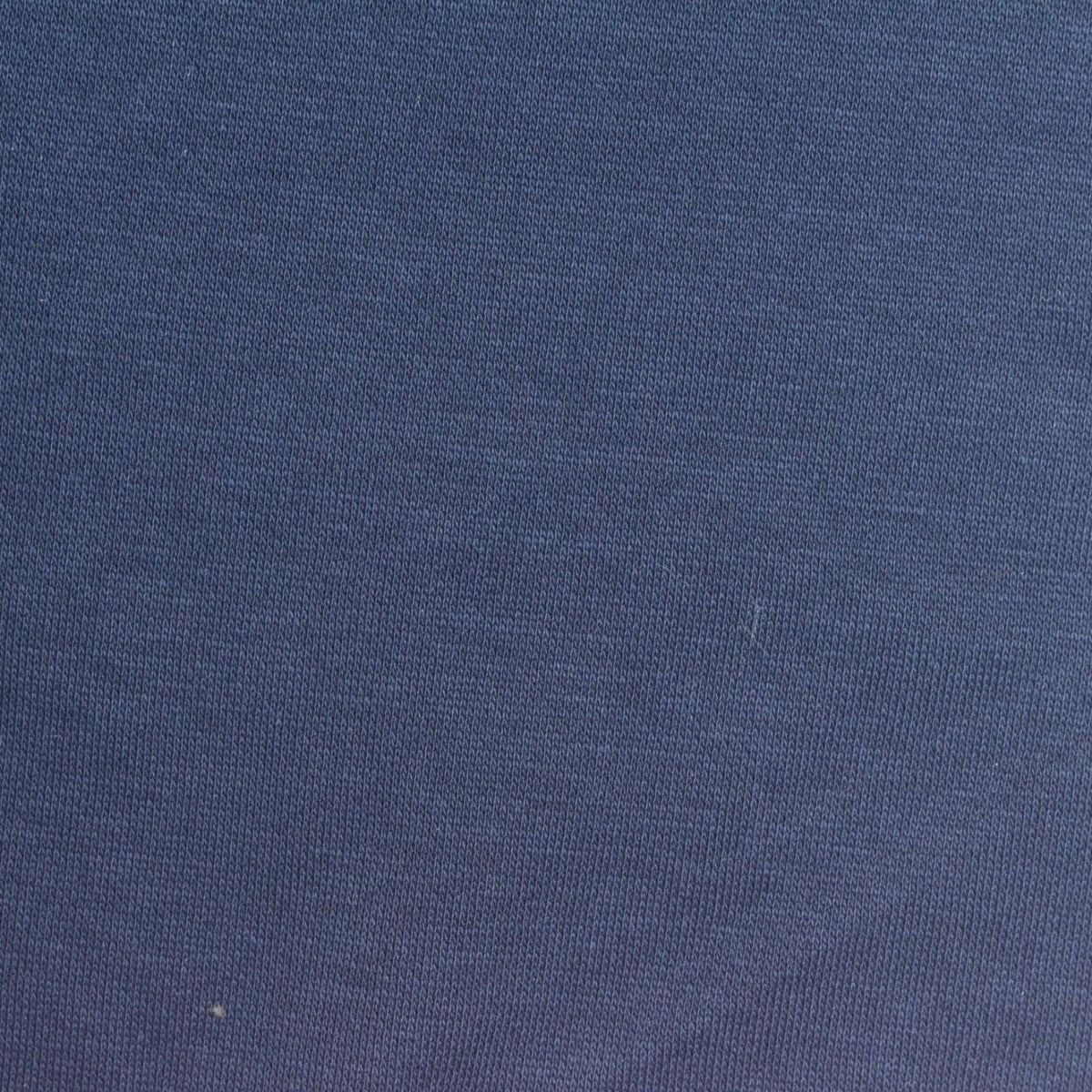 Cotton Polyester Stretch Piqué Knit Fabric, 210 gsm, 175 cm — Navy
