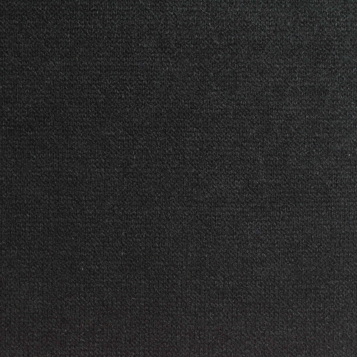 Acrylic Polyester Interlock Knit Fabric, 430 gsm, 160 cm — Black