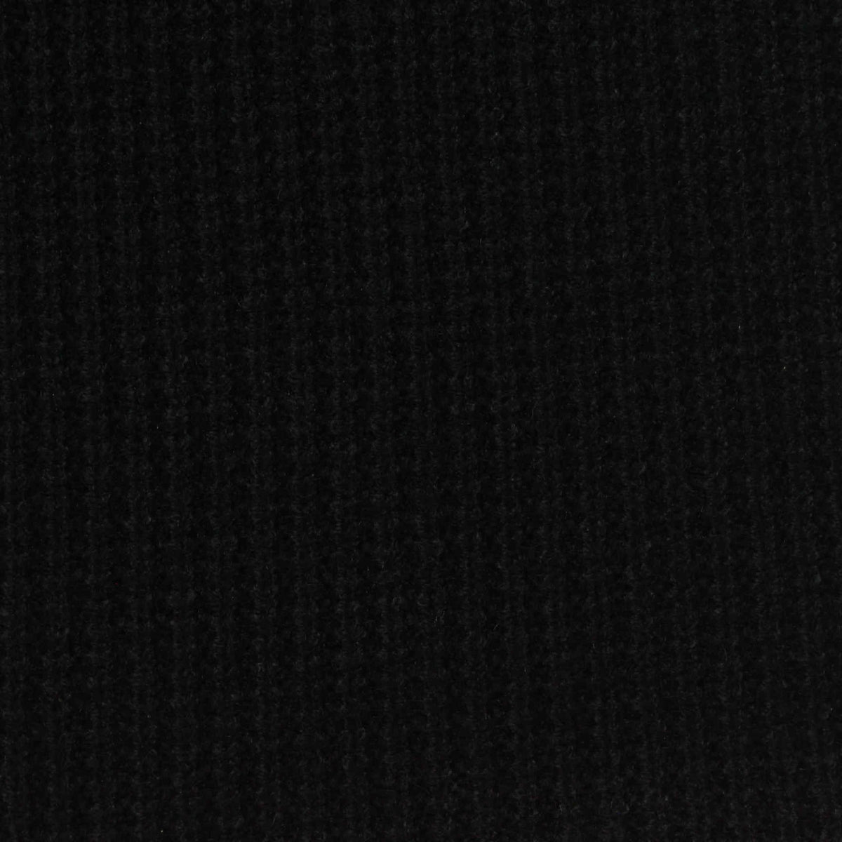 Black Textured Rib Knit, Viscose-Poly