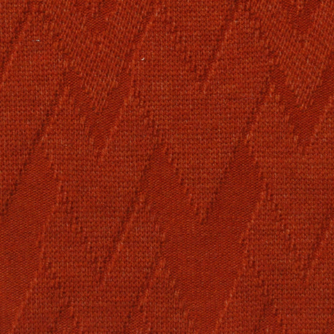 Rust Textured-Chevron Pointelle Knit, Acrylic-Poly