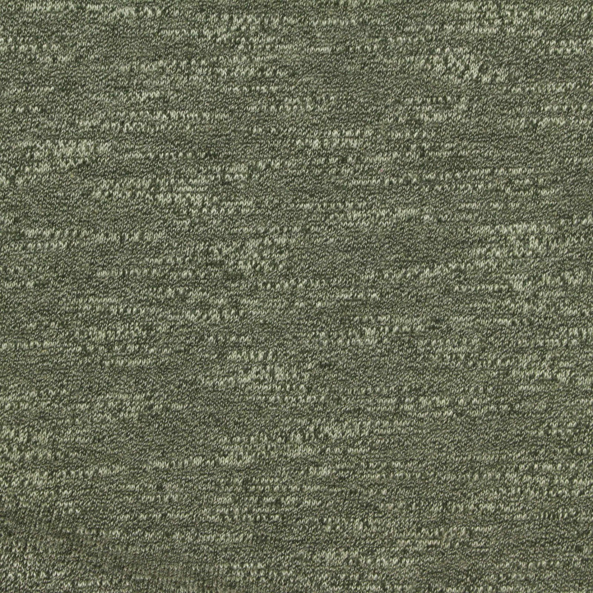 Olive Heathered-Marl French Terry, Poly-Viscose