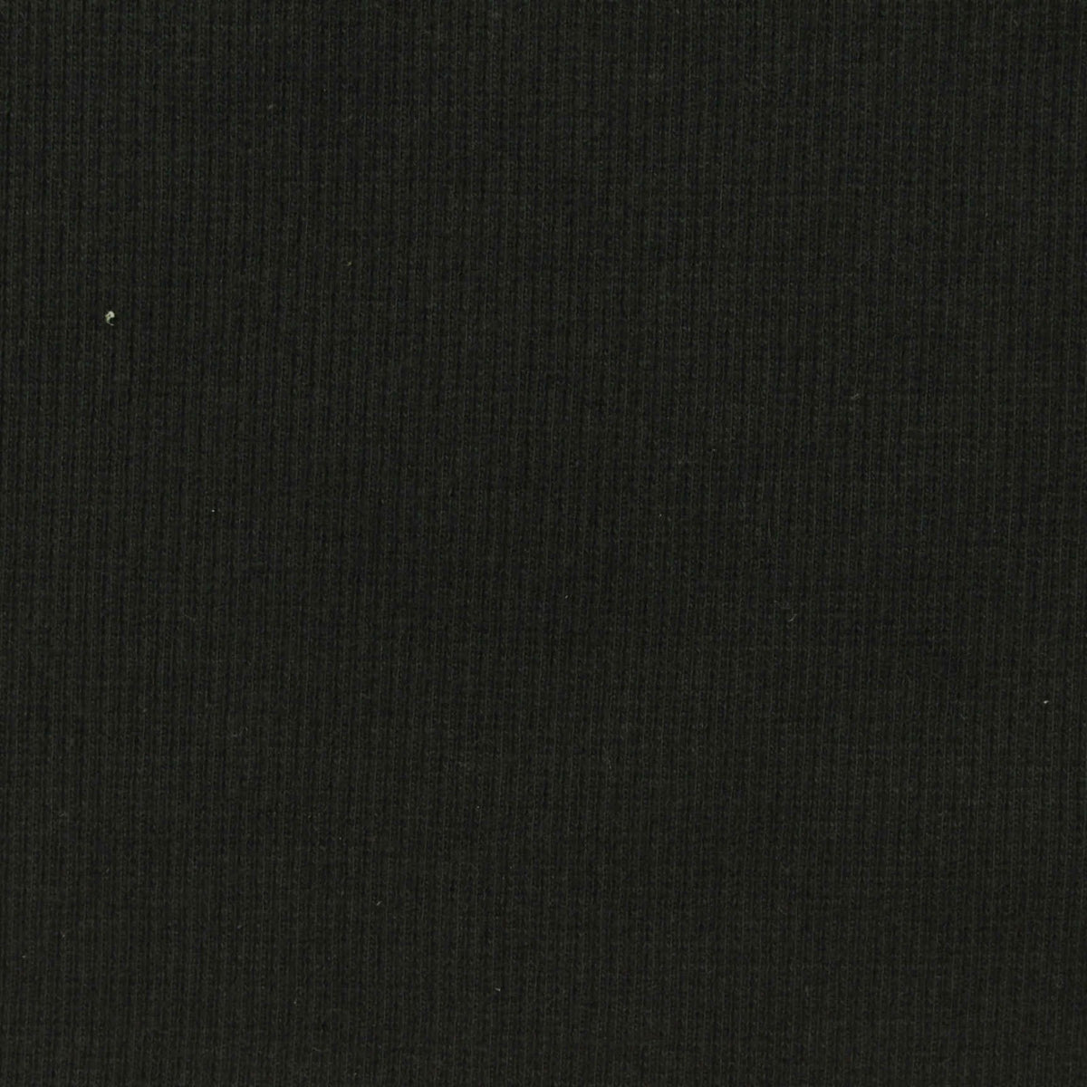 Black Ribbed Rib Knit, Cotton