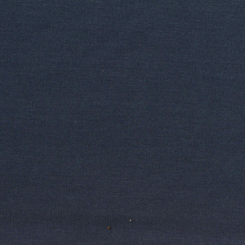 Dark Navy French Terry, Poly-Cotton