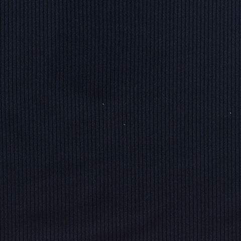 Dark Navy Ribbed Rib Knit, Polyester