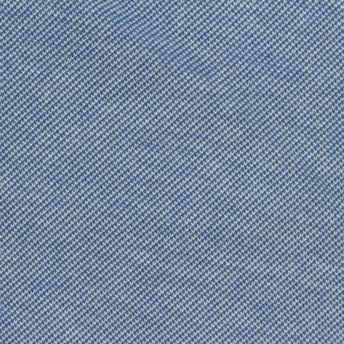 Blue Fine-Marl Piqué Knit, Cotton-Nylon