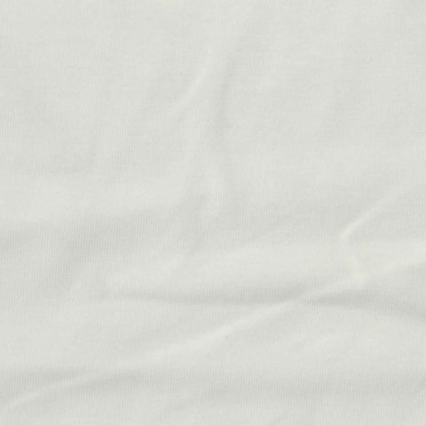 White Jersey Knit, Poly-Cotton