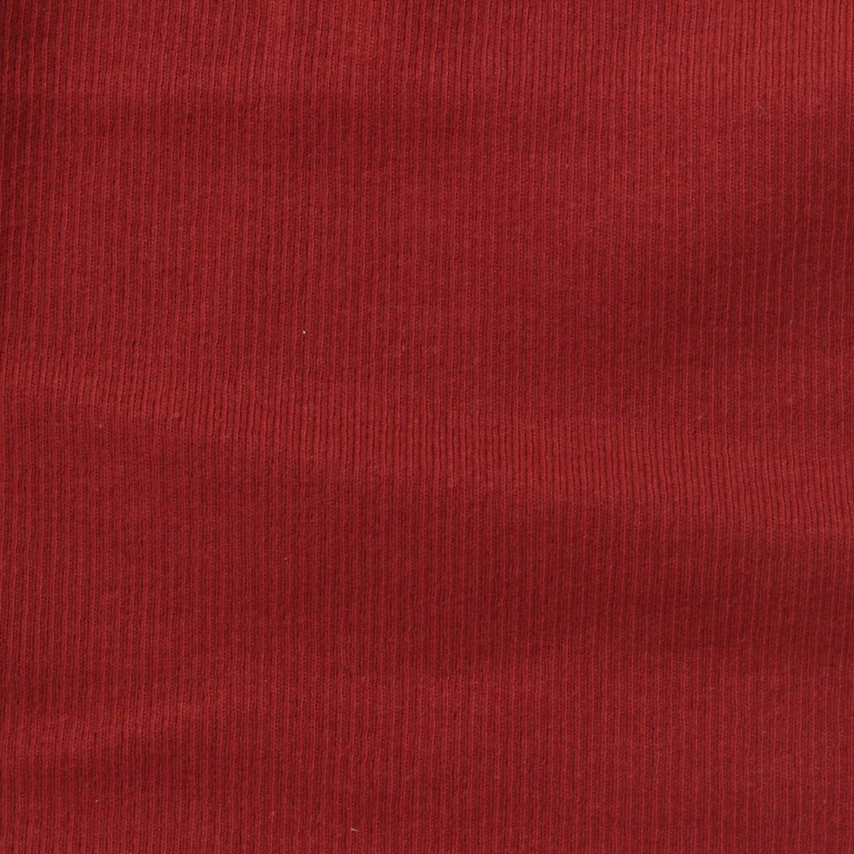 Deep Red Ribbed Jersey Knit, Polyester