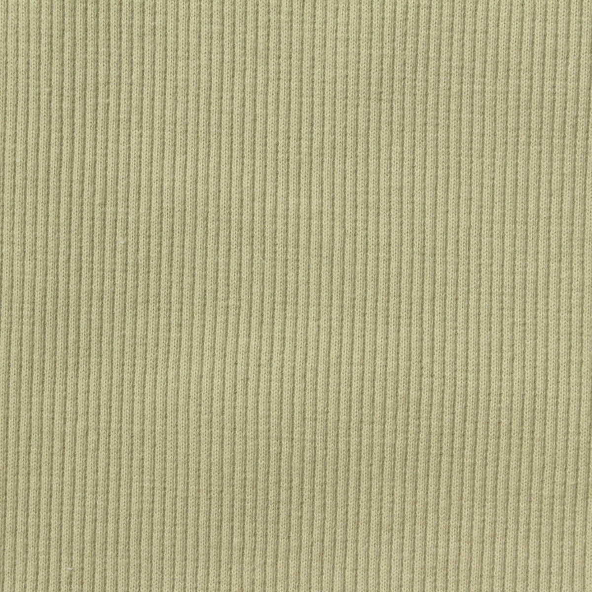 Pale Sage Ribbed Rib Knit, Cotton-Poly