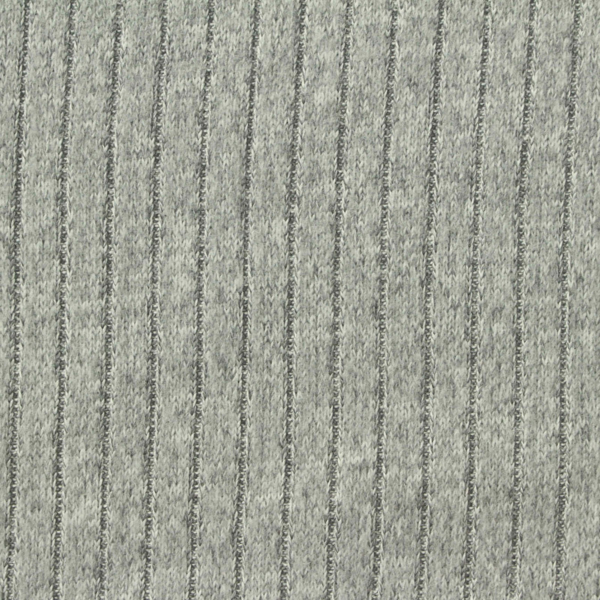 Grey Heather Rib Knit, Polyester