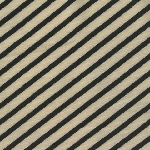 Black Stripes ITY Knit, Polyester