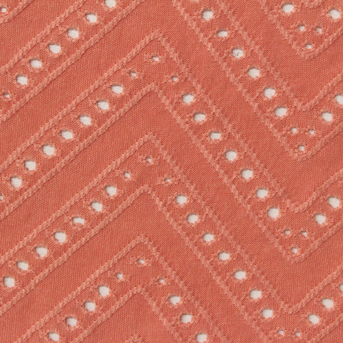 Coral Chevron Mesh, Polyester